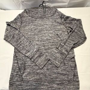 L.L. Bean Gray Marled Knit Pullover